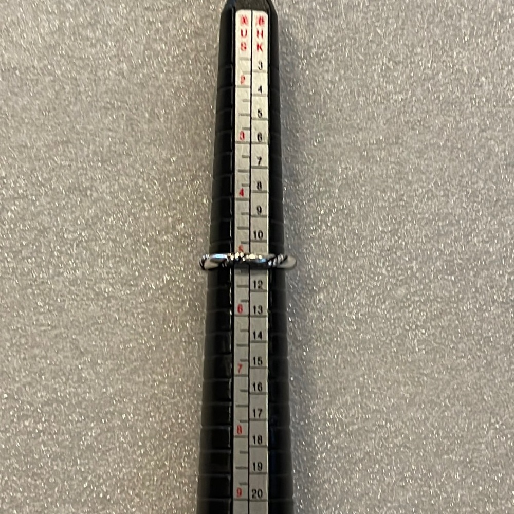 Sterling Silver 925 Stack Ring, Size 5 - image 2